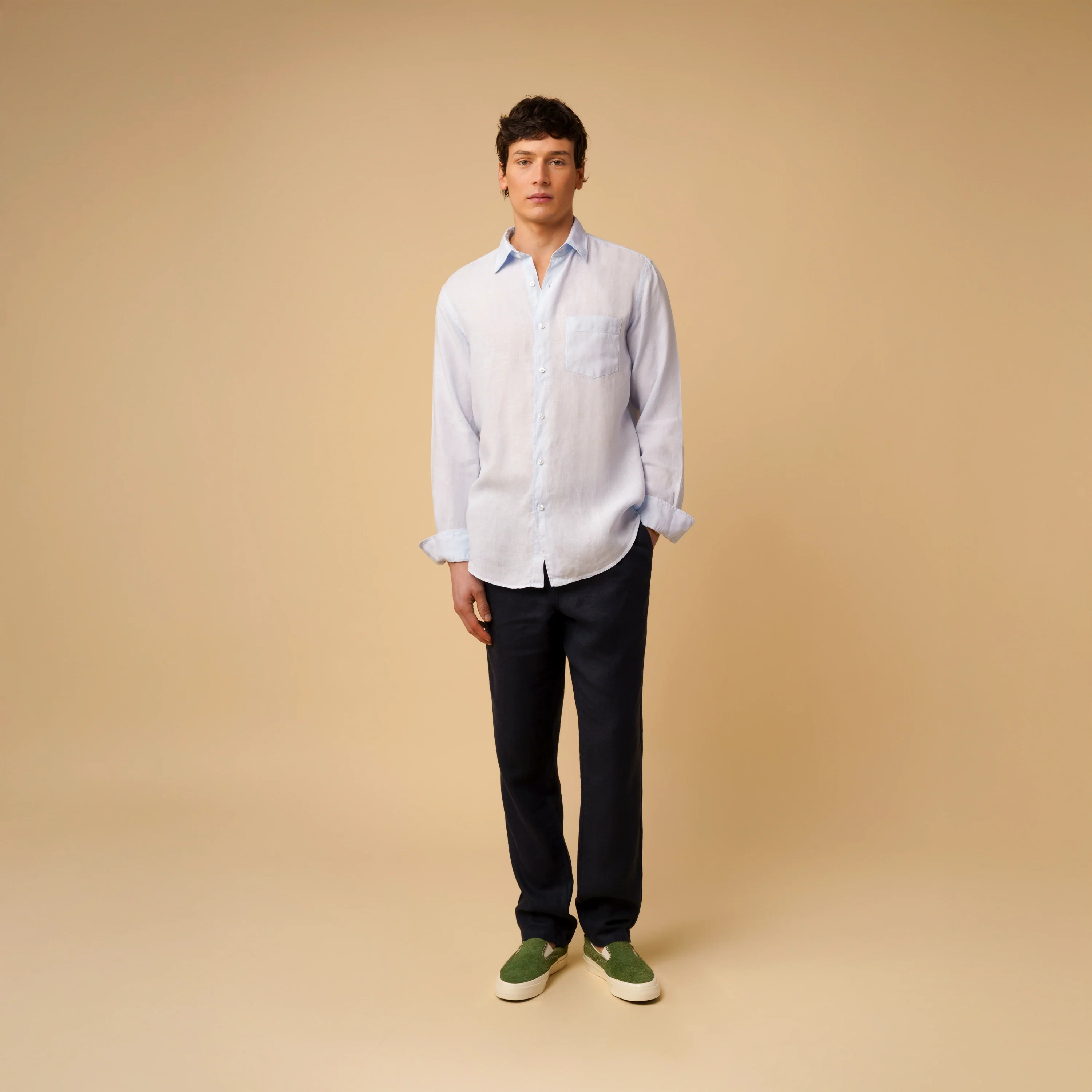PINSTRIPE LINEN SHIRT - Image 6