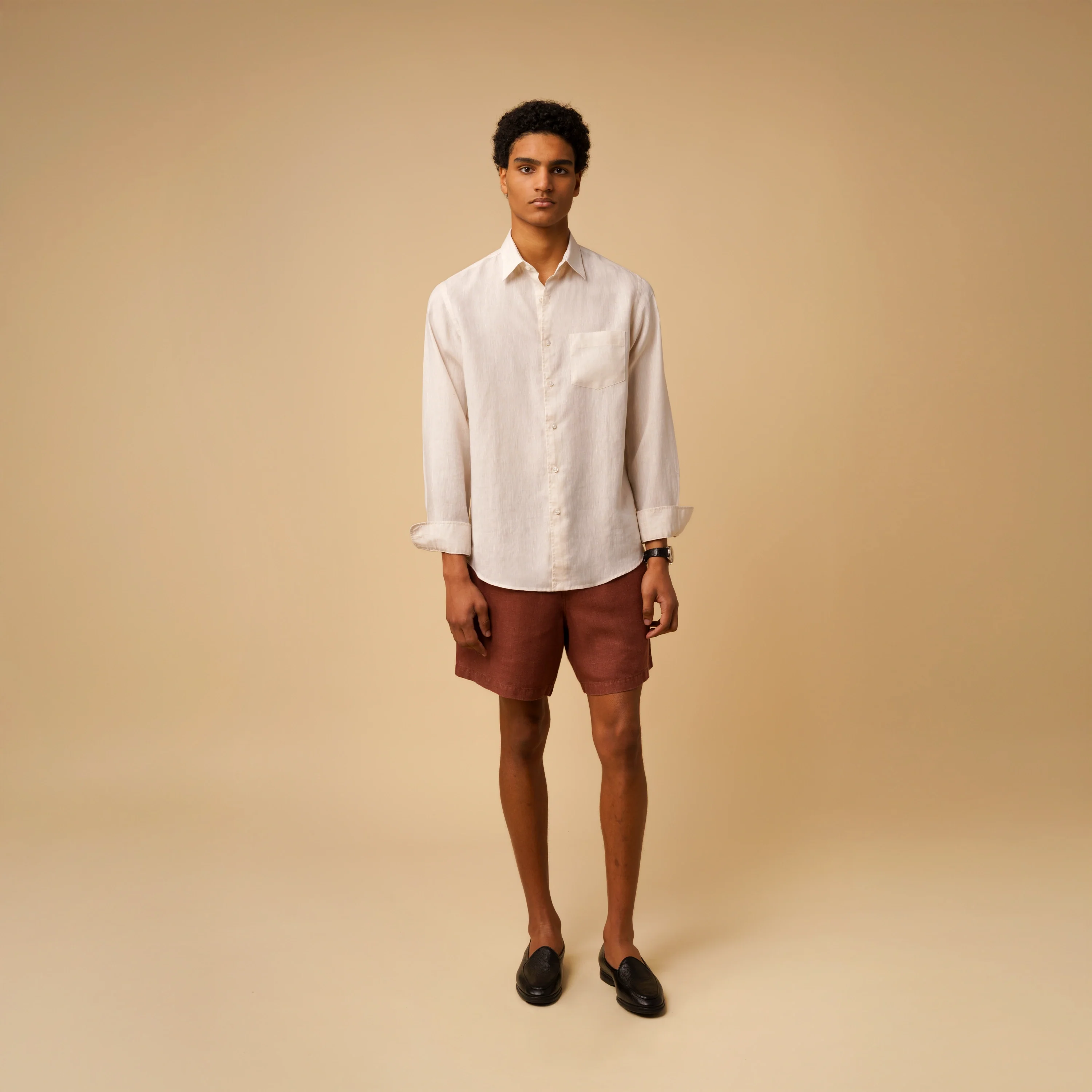PINSTRIPE LINEN SHIRT - Image 11