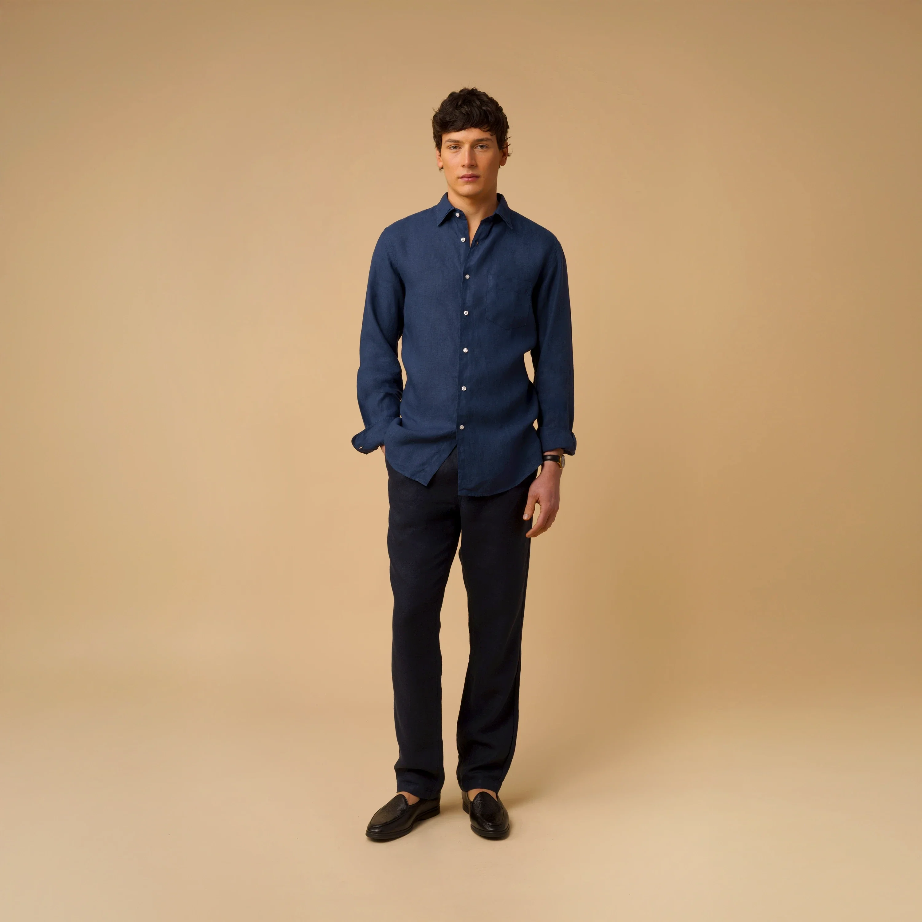 PINSTRIPE LINEN SHIRT - Image 10