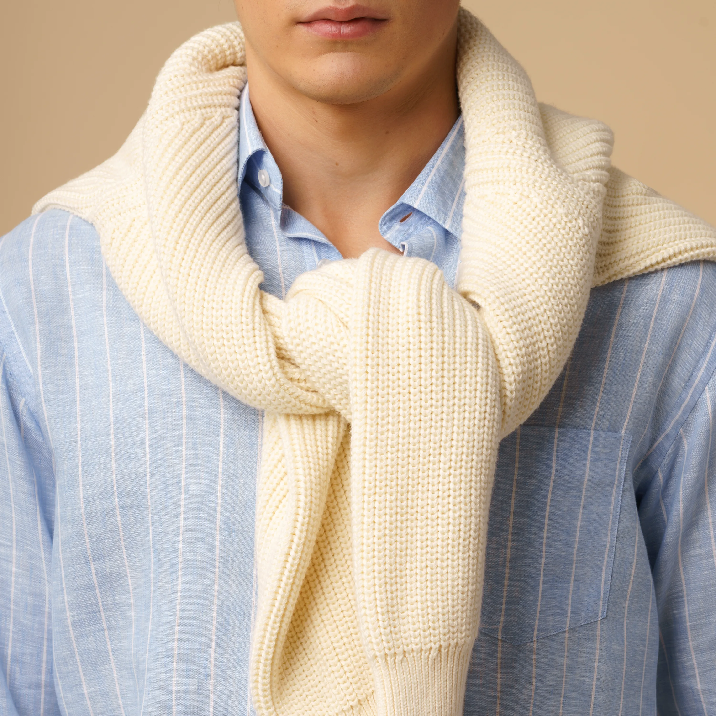 PINSTRIPE LINEN SHIRT - Image 4