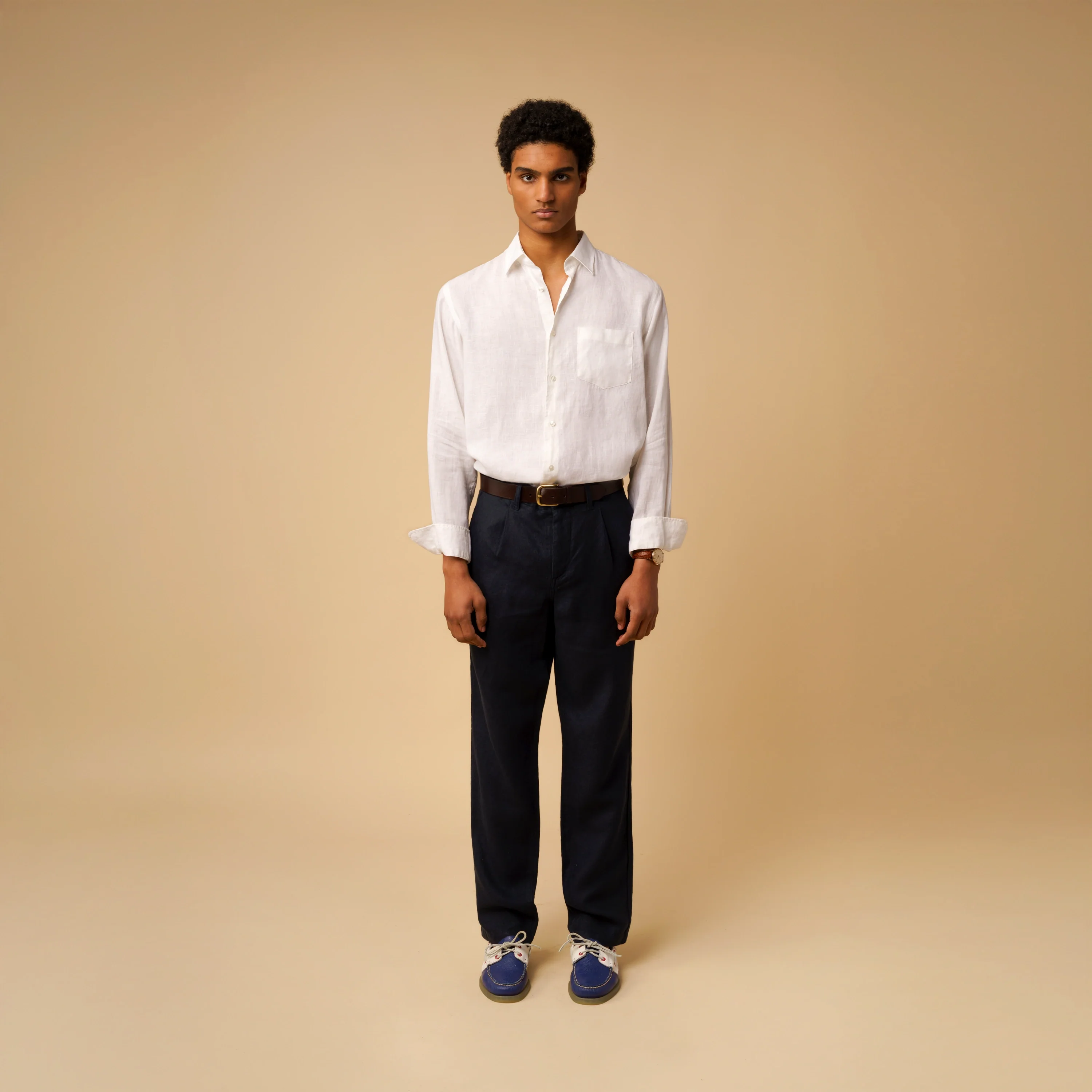 PINSTRIPE LINEN SHIRT - Image 7