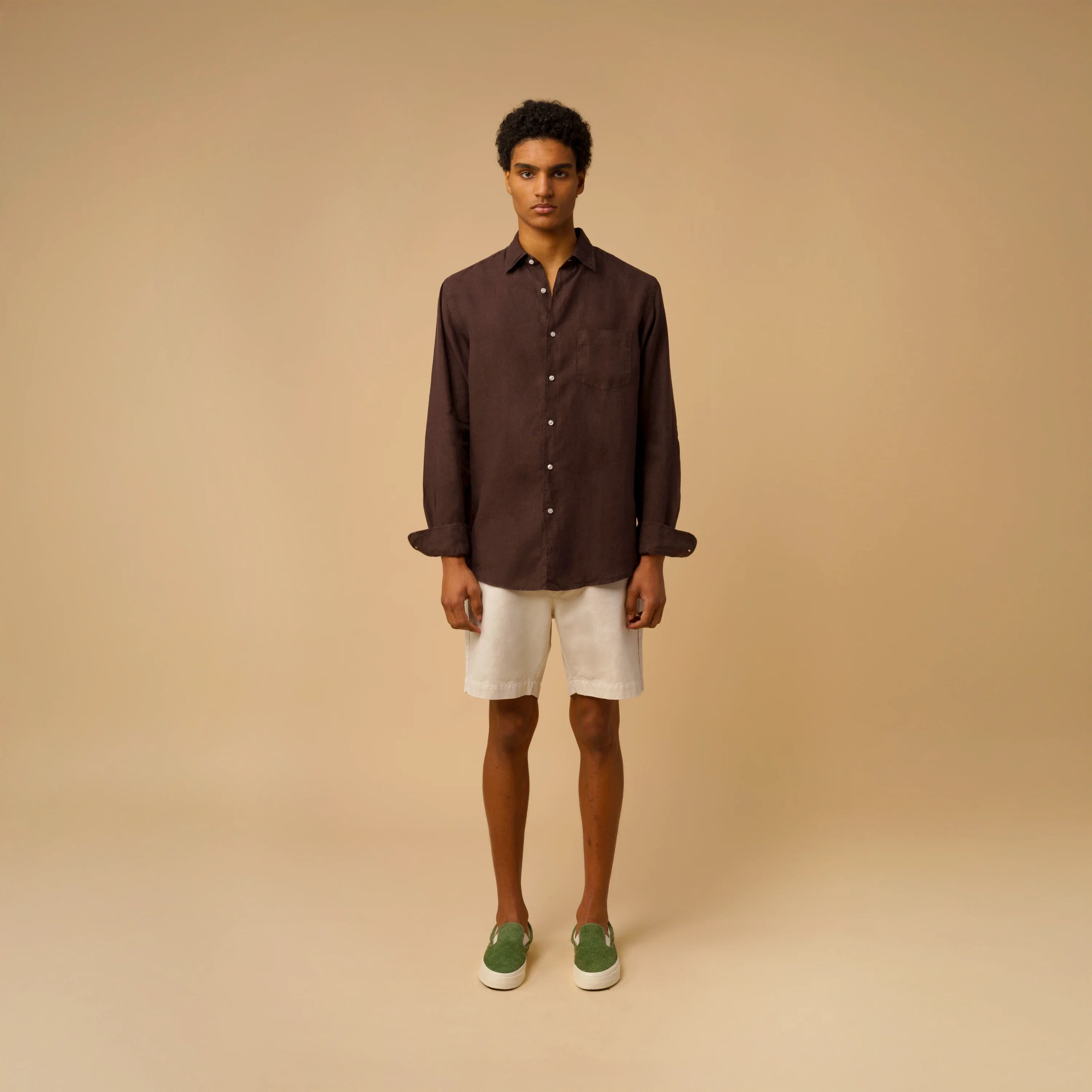 PINSTRIPE LINEN SHIRT - Image 9