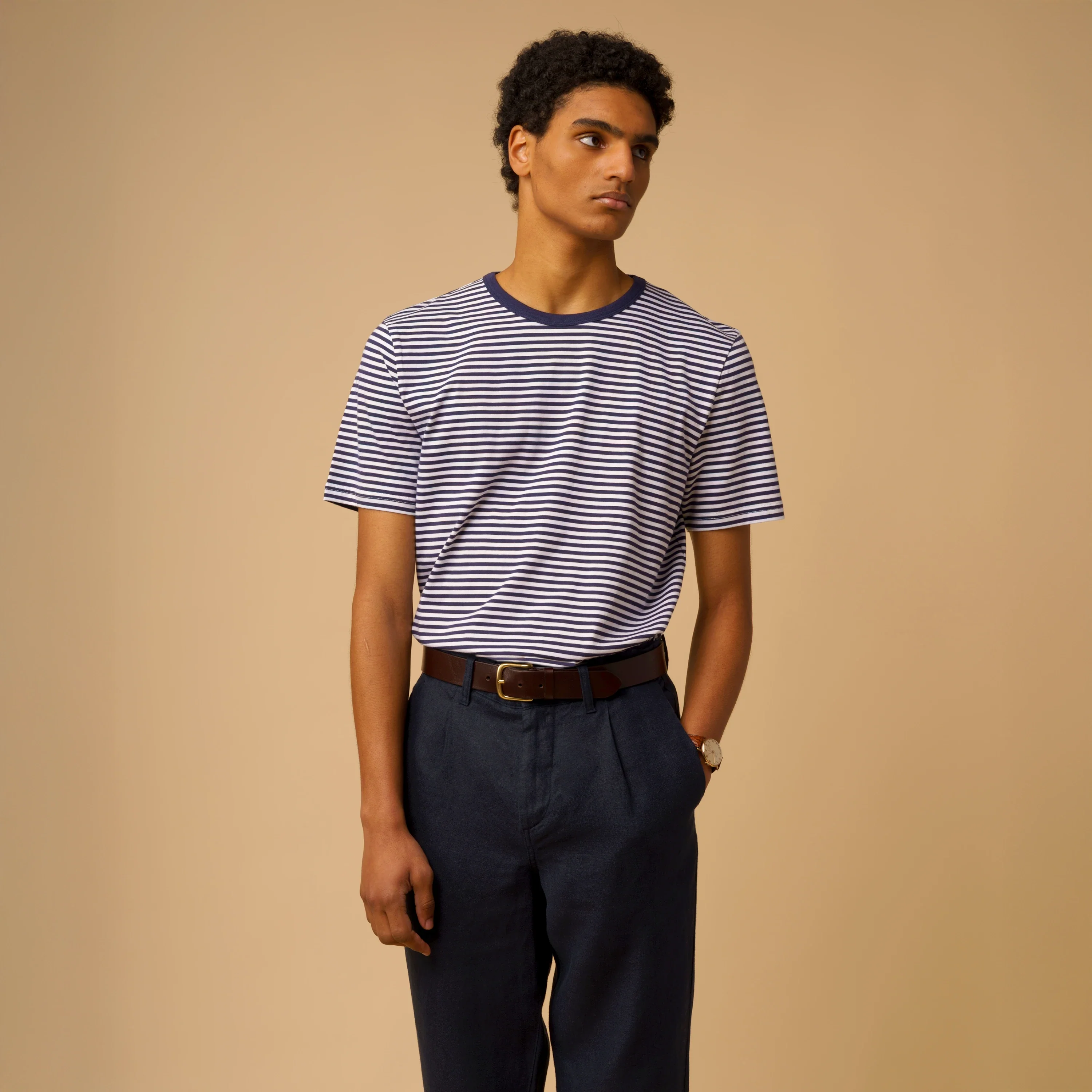 PLEATED LINEN TROUSERS - Image 3