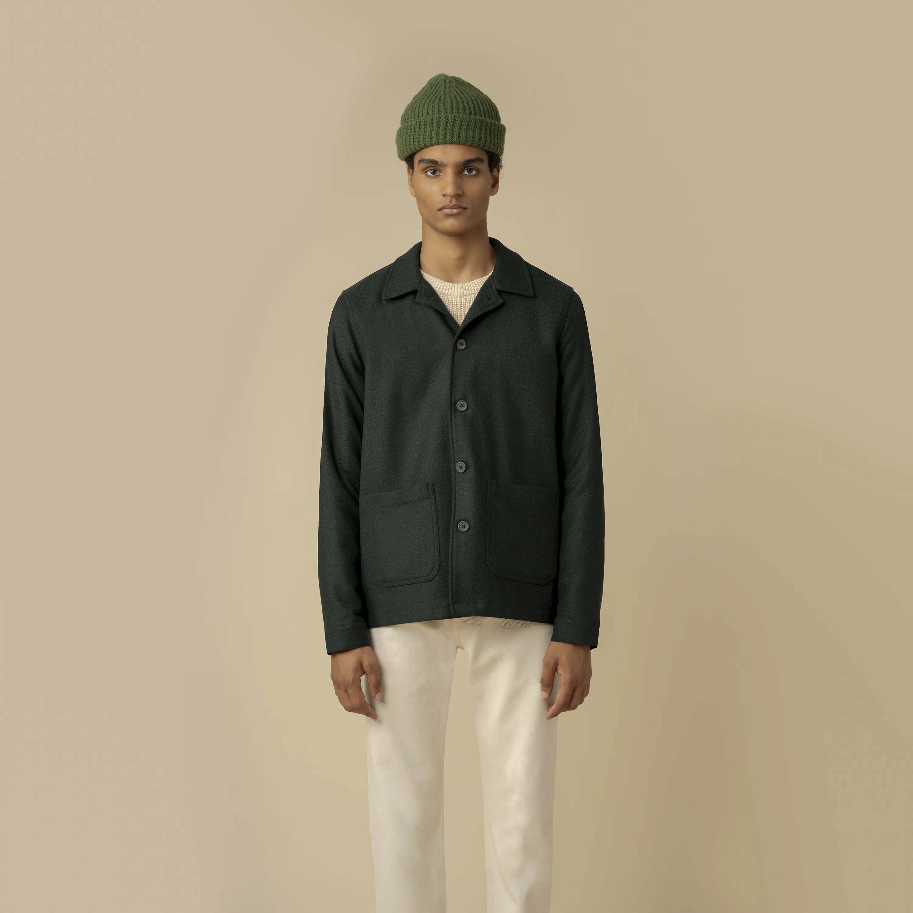 RECYCLED WOOL WORK JACKET - Image 6