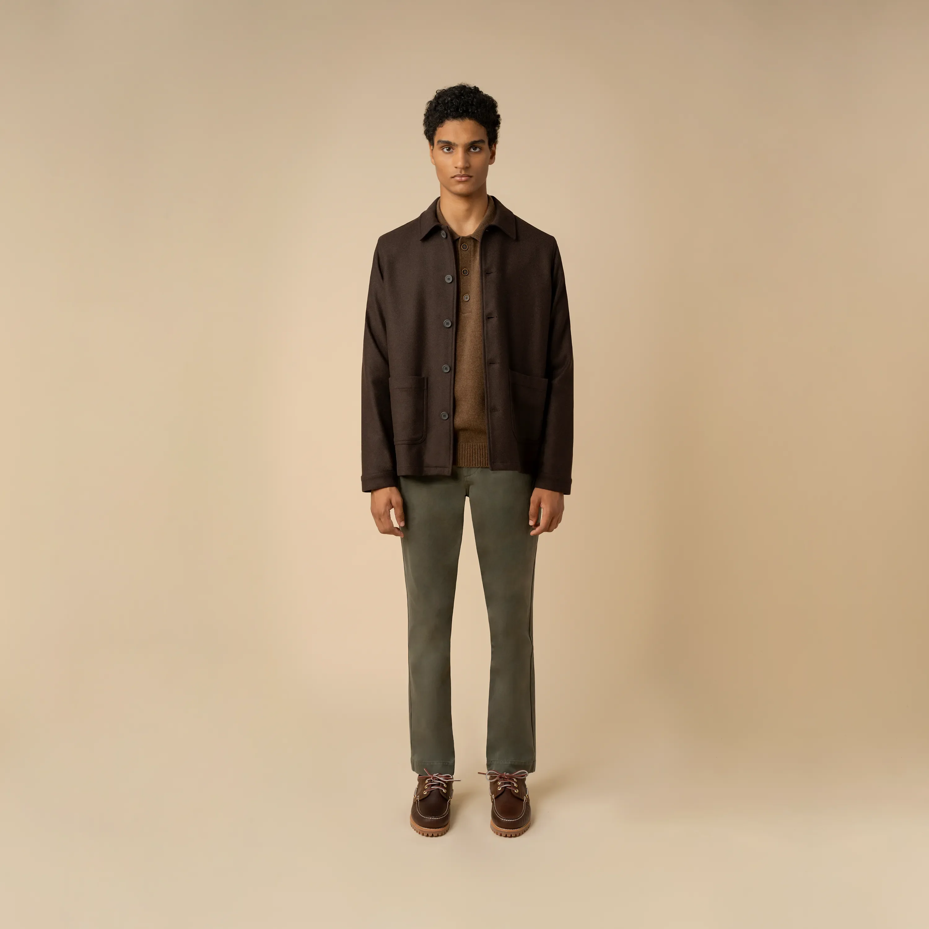 RECYCLED WOOL WORK JACKET - Image 4