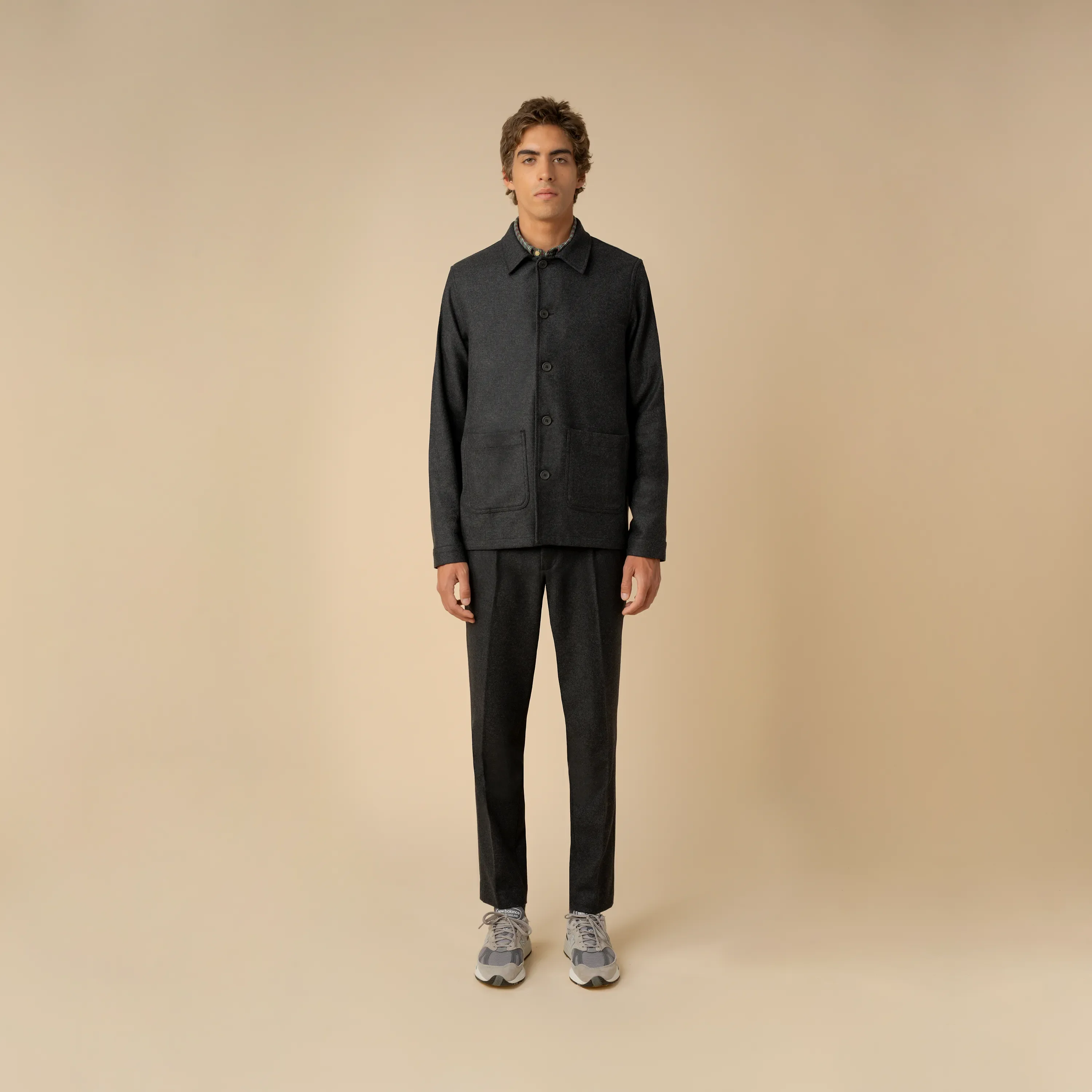 RECYCLED WOOL WORK JACKET - Image 3